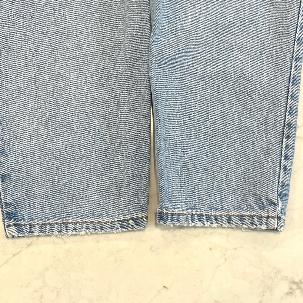 Levi's 550 VTG USA Relaxed Tapered Jeans Womens 14S Short Light Wash High Rise - Picture 9 of 14